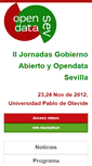 Mobile Screenshot of opendatasevilla.org